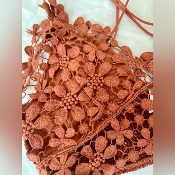 NWOT Free People Miss Dazie Bralette Coconut Shell - Picture 4 of 11